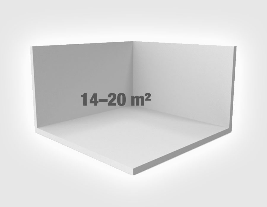 14–20 m² Innenraum